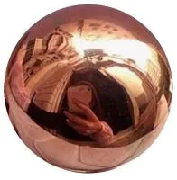 Полый шар из меди ø 100мм. (517618) сертификат - сфера арт-объект 100 мм. пустотелая  в Омске