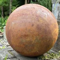 Стальная сфера — 3D КОРТЕН (518913) ∅ 1500 мм. Омск