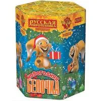 Салют Новогодняя белочка РС7079 купить от производителя Русская Пиротехника — Омск