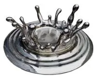 Всплеск воды из нержавеющей стали (517626) монтаж арт-объект  в Омске