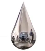 Капля 1000 х 500 зеркало aisi304 (517624) производство арт-объект  в Омске