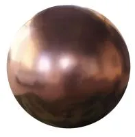 Шарик из меди ø 250 мм. (517544) сертификат - сфера арт-объект пустотелая  в Омске