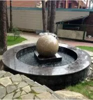 Сфера гранит фонтан 3D шар (518901) ∅ 750 мм. Омск 