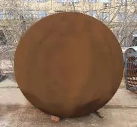 Большая сфера / шар (197173) сертификат - арт-объект ø 1000 мм. пустотелая  в Омске