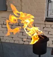 Газовая горелка ГВД 379 10 89 00 ПС (514268) сертификат вечный огонь ø 154 мм. ветроустойчивая  в Омске