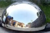 Полусфера ø 1500 нержавеющая сталь (207298) сертификат промоборудование мм.  в Омске