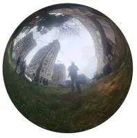 Шар из нержавеющей стали ø 600 мм. (517182) производство - сфера арт-объект пустотелая  в Омске