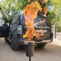 Газовая горелка ГВД 379 10 89 00 ПС (197449) сертификат вечный огонь ø 154 мм. ветроустойчивая  в Омске