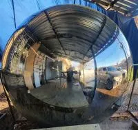 Сфера шар ø 2000 мм. (514274) производство - арт-объект пустотелая  в Омске