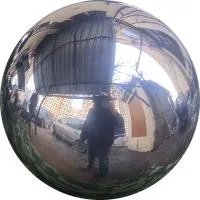 Шар ø 450 мм. полый полированный (517582) производство - сфера арт-объект пустотелая  в Омске