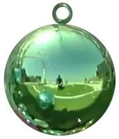 Ёлочный шар зелёный (518841) ∅ 400 мм. Омск 