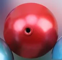 Ёлочный шар красный (518840) ∅ 500 мм. Омск