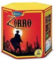 Фейерверк Zorro. Купить Фейерверк Zorro  Р7471 — магазин продажа салютов недорого —  Омск, производитель Русский фейерверк - Русская пиротехника, доставка по России  +7 963 711 89 03 — Омск | omsk.piroclub.ru