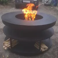 Стол для костра поленница (197212) поставка все ø 1000 мм. универсальная  в Омске