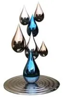 Капли скульптура в фойе (517630) монтаж арт-объект  в Омске