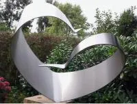 Сердце скульптура из нержавеющей стали (518277) поставка арт-объект  в Омске