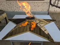 Звезда вечный огонь (514264) производство комплект горелка ГВД 379 10 89 00 ПС ø 1500 мм. пустотелая  в Омске