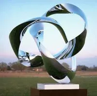 Кольца из нержавеющей стали скульптура (518288) производство арт-объект  в Омске