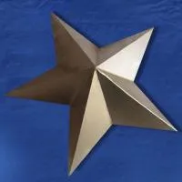 Звезда на обелиск латунь (197203) поставка - стела памятник ø 600 мм. пустотелая  в Омске