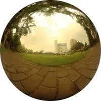 Полированный шар из латуни (198298) производство - сфера арт-объект ø 1000 мм. пустотелая  в Омске