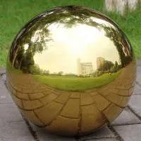 Шар полированный золото (198307) поставка - сфера арт-объект ø 1000 мм. пустотелая  в Омске