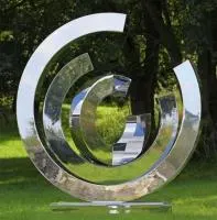 Скульптурная арт композиция кольца (518293) поставка арт-объект  в Омске