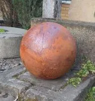 Сфера 3D парк КОРТЕН сталь (518912) ∅ 500 мм. Омск