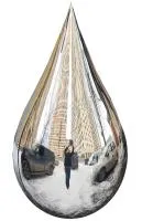 Капля дождя скульптура (517543) монтаж арт-объект  в Омске