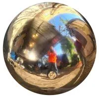 Шар полированный ø 700 мм. (514270) сертификат - сфера арт-объект пустотелая  в Омске