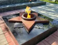 Звезда из гранита составная (518295) производство комплект горелка ГВД 379 10 89 00 ПС вечный огонь ø 1100 мм. монолит -  в Омске