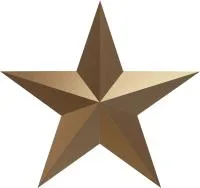 Звезда на памятник ветерану ВОВ из бронзы в Омске (518494)