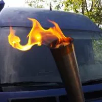 Факел сценический левкой (197153) сертификат жидкость факелы ø 135 мм. ветроустойчивая  в Омске