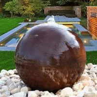 Сфера КОРТЕН - ШАР ФОНТАН 3D (518902) ∅ 850 мм. Омск 