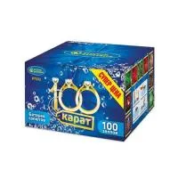 Батарея салютов 100 Карат Р7332 купить от производителя Русский Фейерверк — Омск