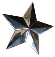 Звезда на стелу обелиск (197202) монтаж - стела памятник ø 250 мм. пустотелая  в Омске