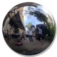 Шар ø 750 мм. полый полированный (517588) монтаж - сфера арт-объект пустотелая  в Омске