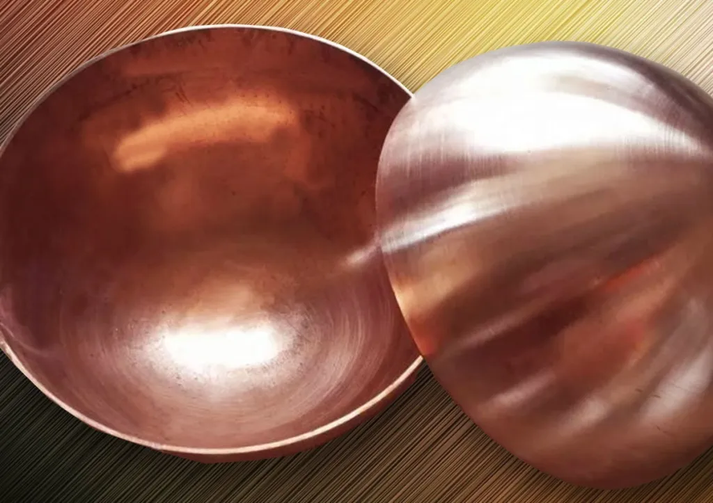 Полусферы из меди на заказ Омск