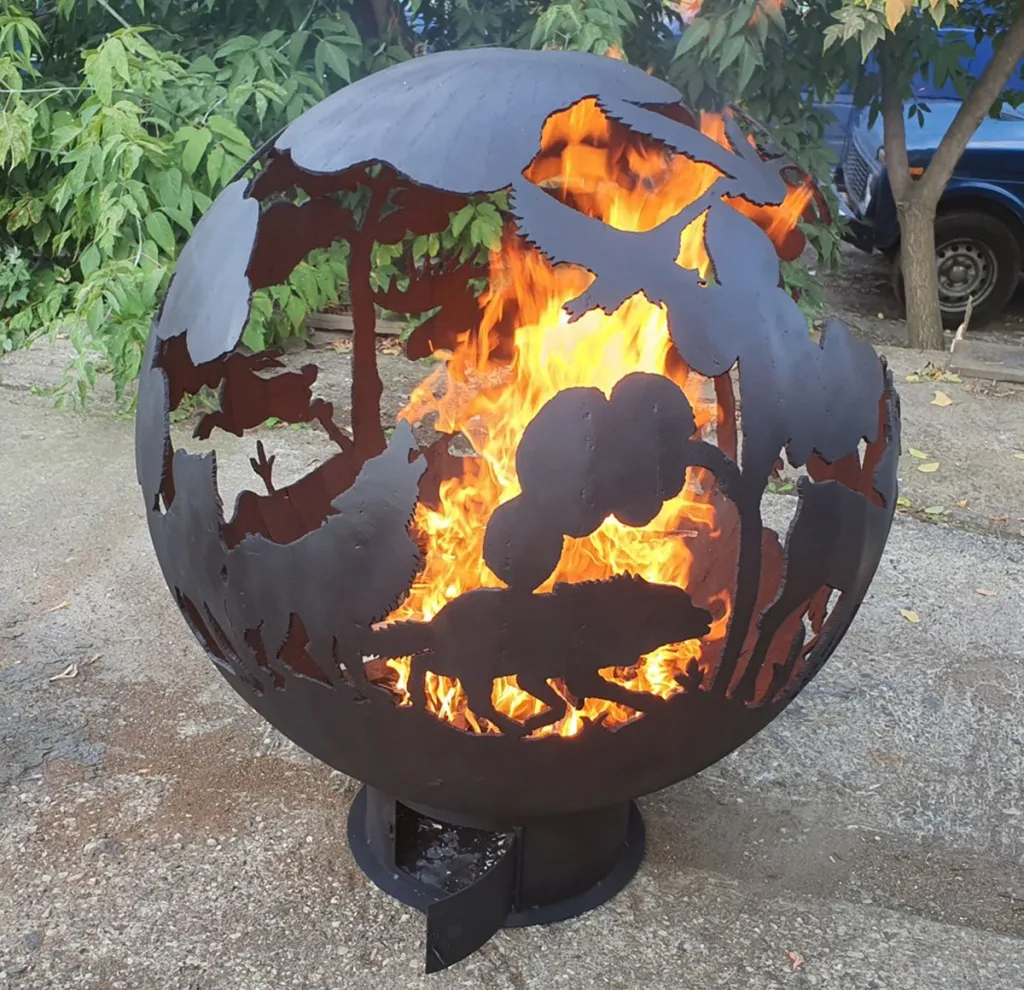 Металлический шар для костра купить с доставкой в Омск